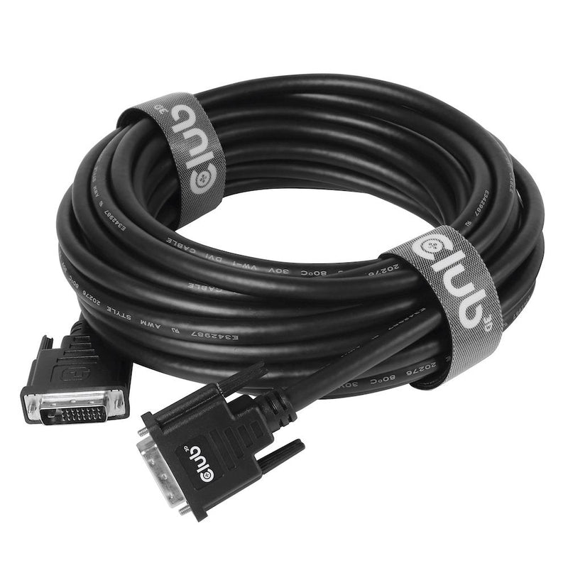 Cable DVI CLUB3D Dual Link (24 + 1) Bidireccional 3M M/M Retail