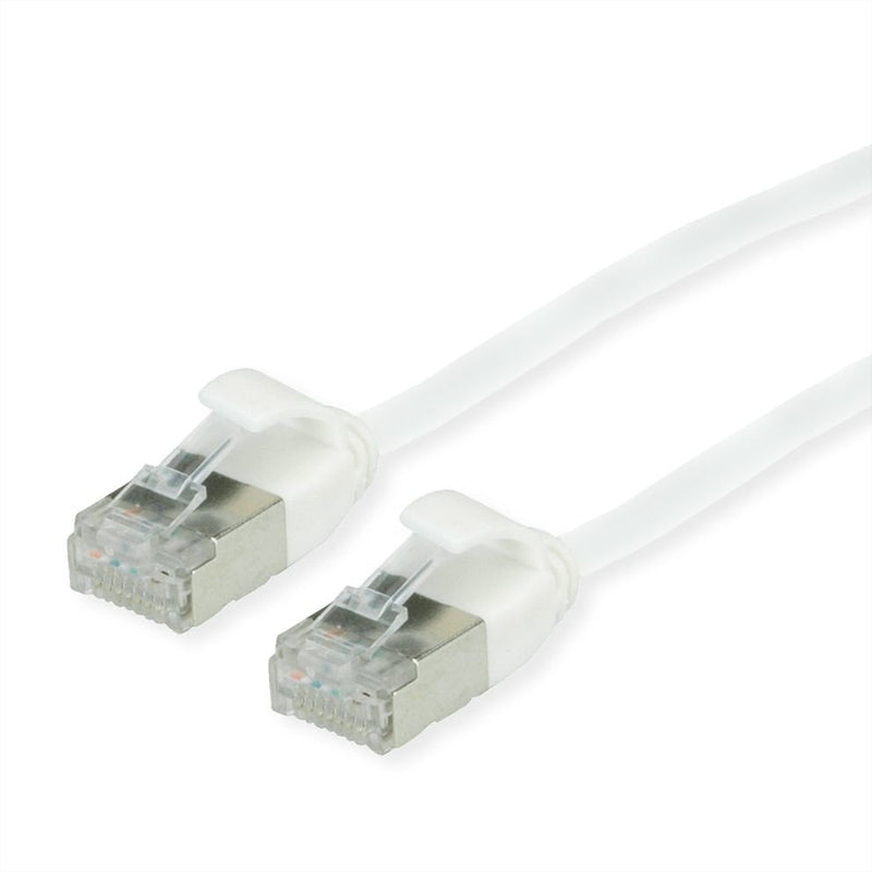 Roline Green U FTP Network Cable CAT.6A (class Ea), Lsoh, Slim, White 3M