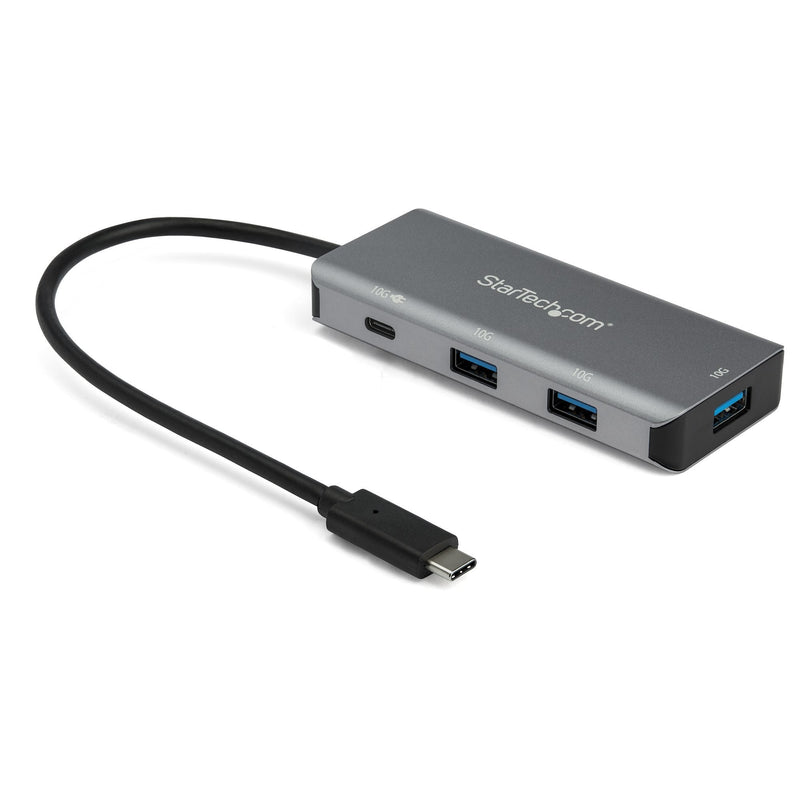 4-PORT USB-C Hub With PD 3.0 Cpnt 10Gbps - 3x USB-A/1x USB-C