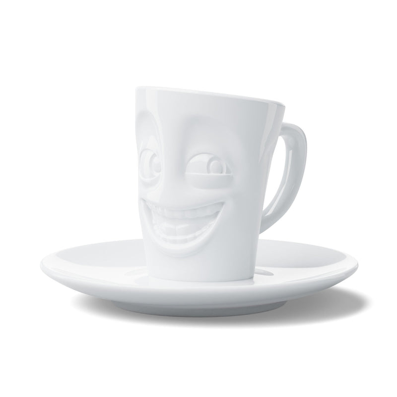 Fiftyeight Espresso Mug With Henkel 80ML - Witzig White