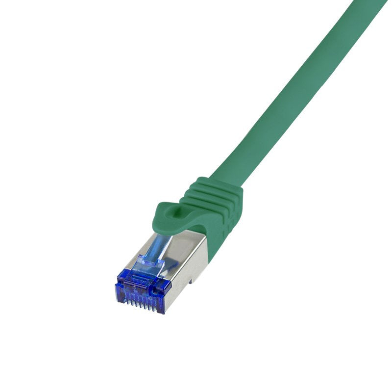 Logilink Network Cable Ultraflex, CAT.6A, S FTP, Green 2M
