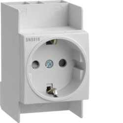 Hager Socket Power 16A 250V 2,5PLE SNS016 Quickconnect — image 1