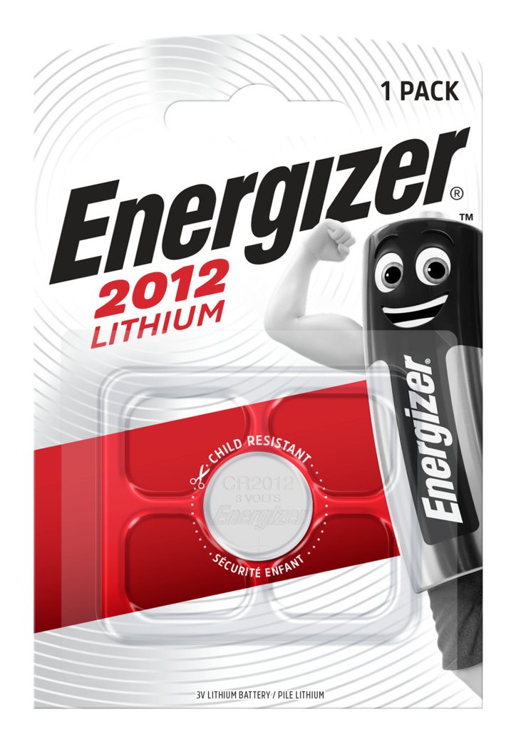 Energizer Battery Button Litio CR2012 3V BLISTER*1