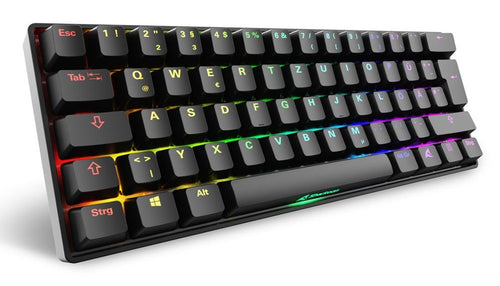Sharkoon Skiller SGK50 S4 GEN2, Keyboard Gaming Black Disposición de, Yellow Gateron 4044951041923 — image 1