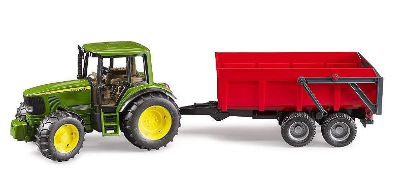 Bruder Vehículo John Deere 6920 Con Remolque Tilting 2057