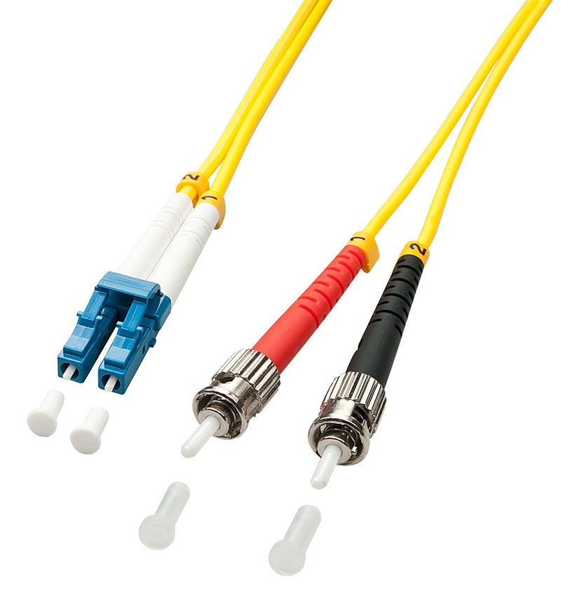 Lindy 1M Lc/St Cable Fibre Optic Multicolour Yellow