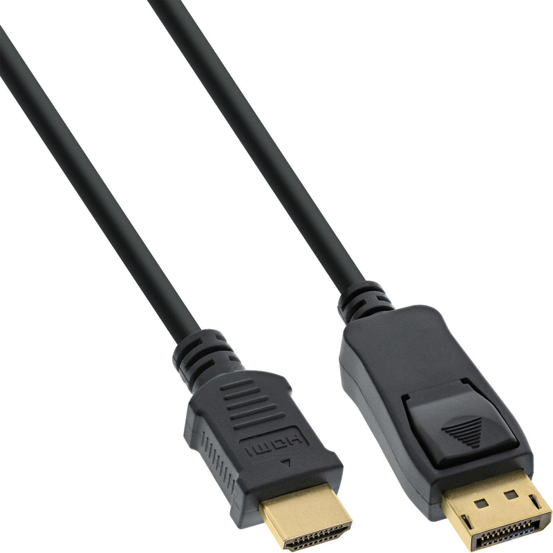 Inline Cable DisplayPort a HDMI Black 1,5M