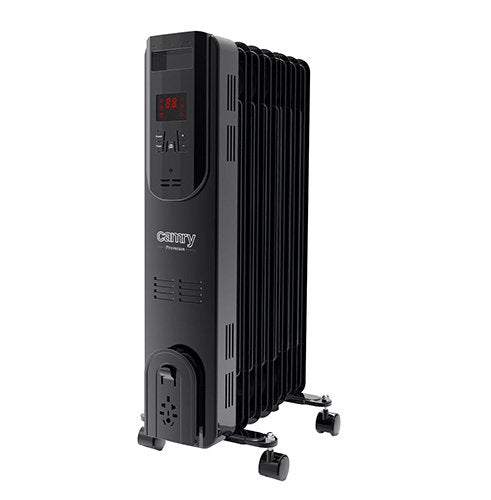 Camry Radiator Oil With Control Remote 7 Estrellas, Led, 3 Potencias Calefacción: 600W-900W-1500W, Black Cr 78