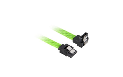 Sharkoon Cable SATA III 90° Sleeve 0,60M White — image 1