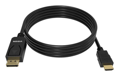 Cable DisplayPort a HDMI 2M 8K a 60 HZ Version DP 1.4 Connectors Dorados HDMI 2.1 Supports Hotplug DP (m) a HD — image 1
