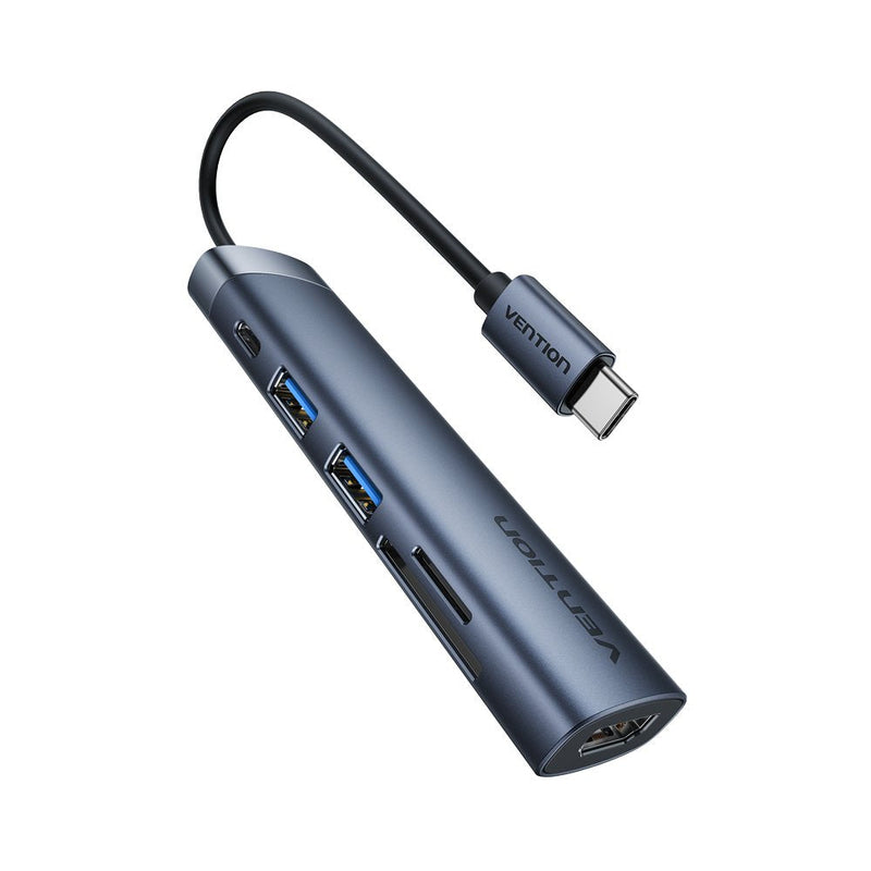Vention Docking USB Type-c Thjhb 1x HDMI 4K 2x USB 1x USB Type-c Pd Grey