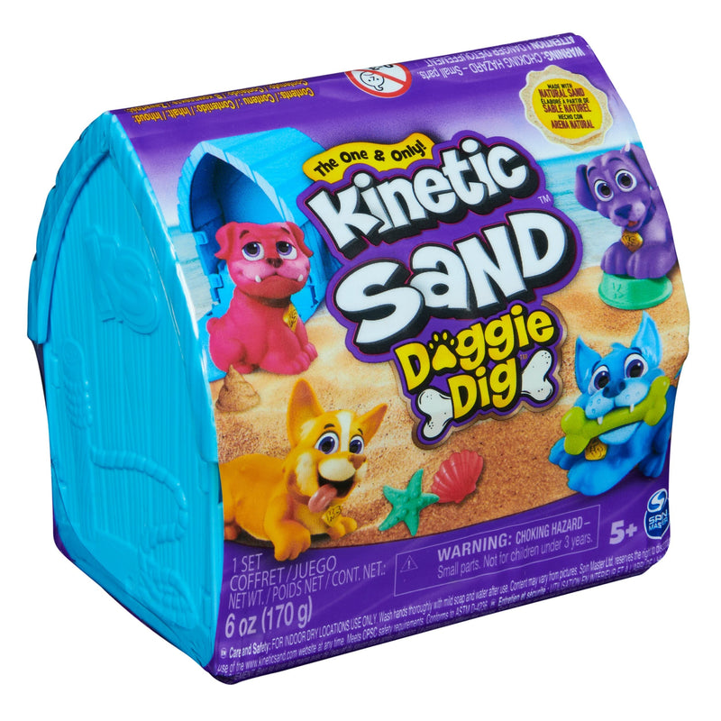 Spin Master Kinetic Sand - House Perros, Arena Jugar 170 Gramos Arena 6068641