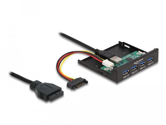 Delock Panel 3.5 Internal USB 3.2 Gen 1 Hub 4 Port