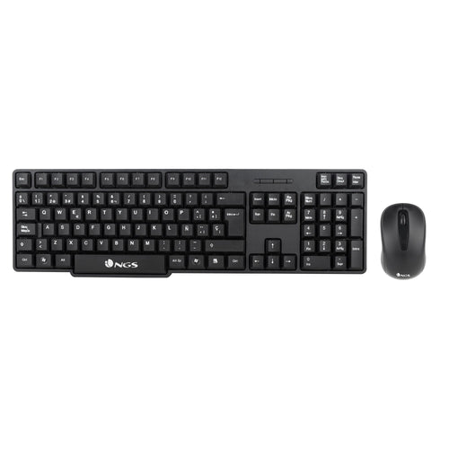 Ngs Euphoria Kit Pack Keyboard Wireless USB Portuguese + Wireless Mouse USB 1200DPI 3 Buttons - Uso Ambidiestr — image 1