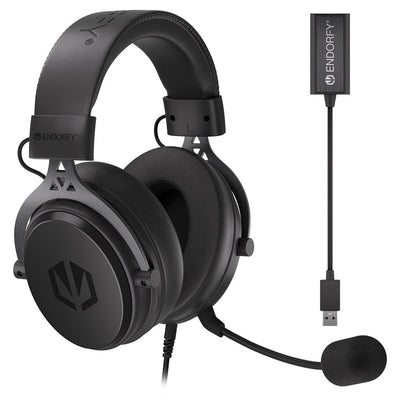 Endorfy Viro Plus USB Headphones Alámbrico Diadema Black — image 1
