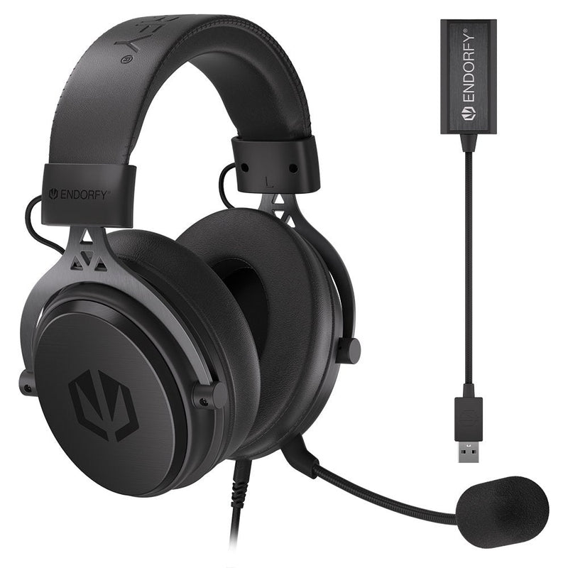 Endorfy Viro Plus USB Auriculares Alámbrico Diadema Negro