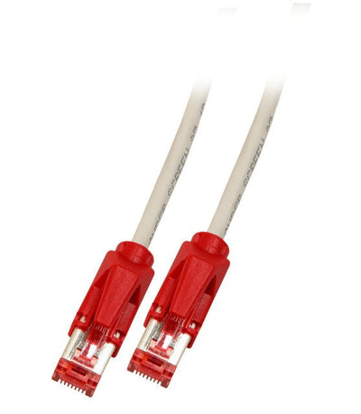 Efb RJ45 Network Cable CAT.6 S FTP Lszh Draka UC900 TM21ROJO Crossed Grey 0,5M — image 1