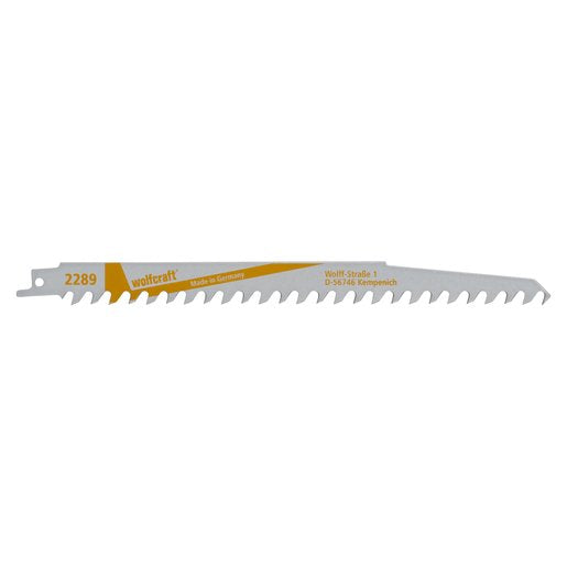 Wolfcraft Pack 2 Hojas Saw Sable Cv, Wood Basto, Length 240MM 2289000