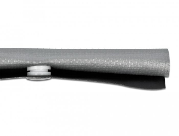 Delock 20725 Pasacables Black Grey