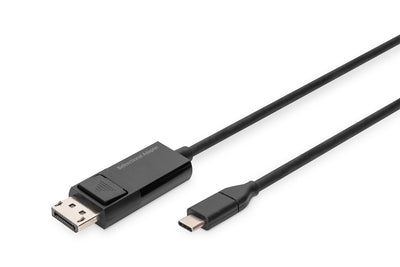 Digitus Cable Bidireccional 2M USB-C - DisplayPort 8K@30HZ Black — image 1