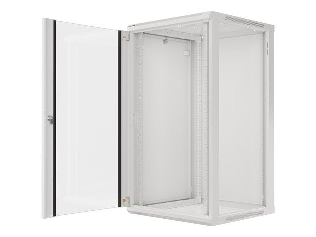 Lanberg Cabinet Rack 19 Assembly Wall 22U / 600X600 Autoarmas (paquete Flat Grey