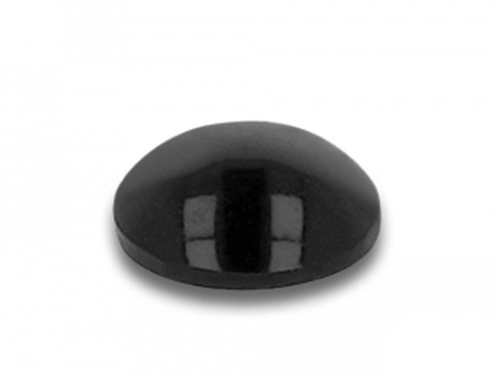 Delock Feet Rubber Redondos Autoadhesivos 5 X 2MM 100 Pieces Black