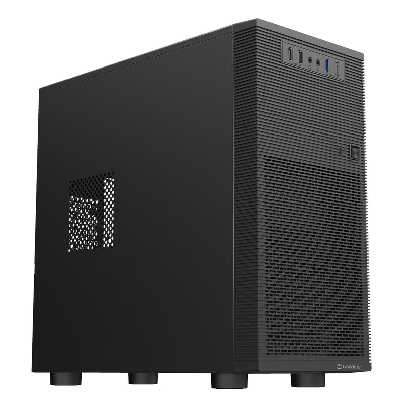 Unykach PC Case microATX Aero C15 UK52015 Front Grille Disipador Max. 150MM GPU Max. 295MM Black