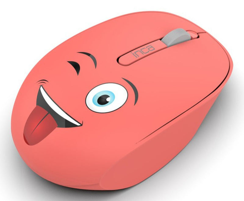 Inca Wrls Mouse 1200DPI/3BOTONES/2.4GHZUSB-A Weeny Emoji Or