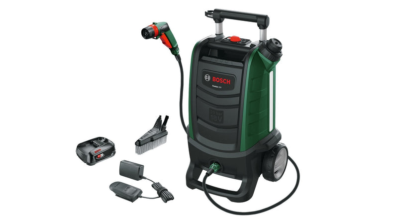 Bosch Limpiador a Presión Wireless Fontus (GEN2), 18 Voltios Green/Black Battery Li-ion 2,5AH, Power For All A