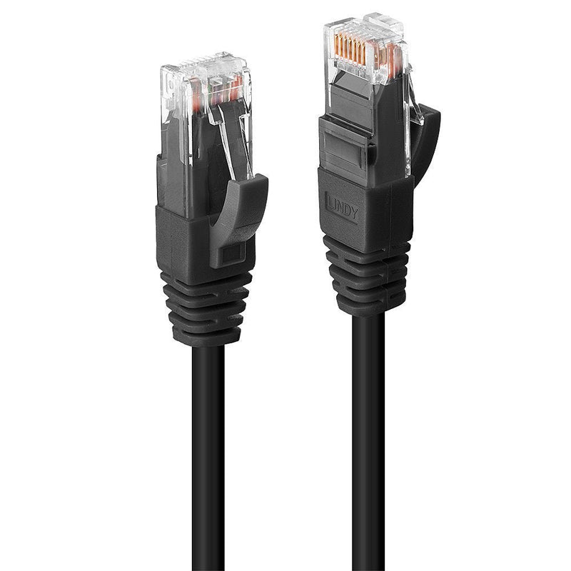 Lindy Network Cable CAT.6 UTP Premium Black 2.00M