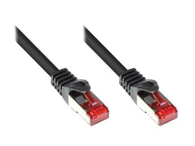 Goodconnections Network Cable With Protector Pestaña, CAT.6, S FTP, Pimf, Pvc, 250MHZ, Black 30M, — image 1