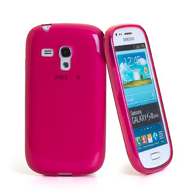 Celly GELSKIN280P Case For Case For Galaxy S3 Mini GT-I8190 Folio Pink — image 1