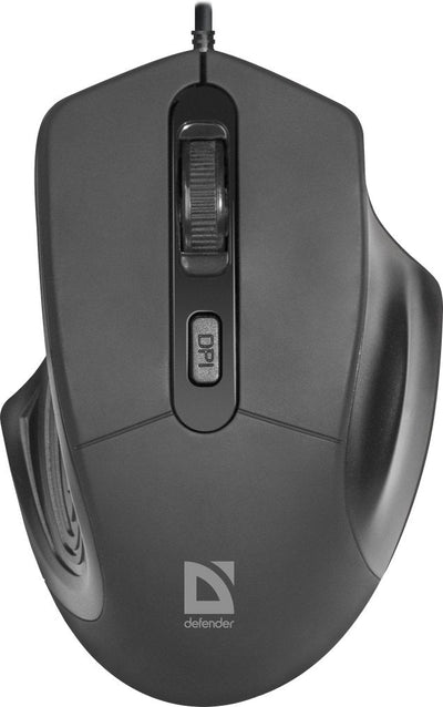 Defender Mouse Óptico Datum MB-347 Black 1600 Ppp 4P — image 1