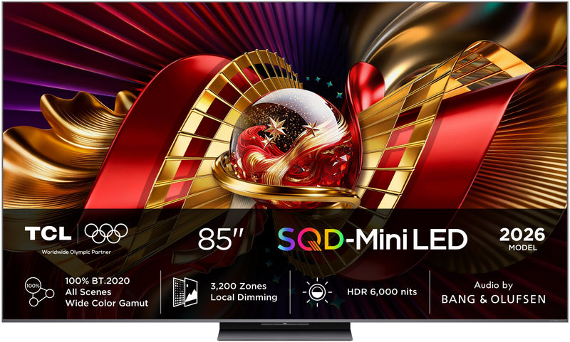 Tcl TV 85C8L Smart TV 85 4K UHD Sqd-mini LED Black