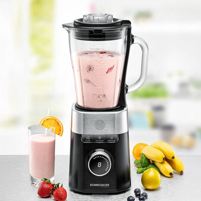 Rommelsbacher Mx 1260 Blender Glass 1200W Black Steel Inoxidable, Transparent — image 1