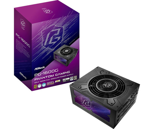 Asrock Power Supply Phantom Gaming 1600W 80 Plus Gold — image 1
