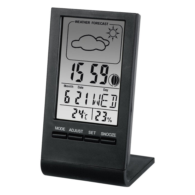 Hama Medidor Temperatura And Humedad Indoor - Screen Digital - Watch - Prevision Meteorologica -