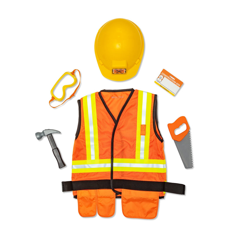 Spin Master Melissa & Doug - Costume Trabajador Construcción, Set Of Rol 6075145