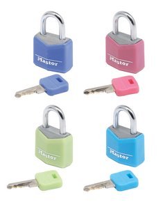 Master Lock Lote 4 Candados 20MM - Colours Surtidos - Equipaje, Maleta, Backpack