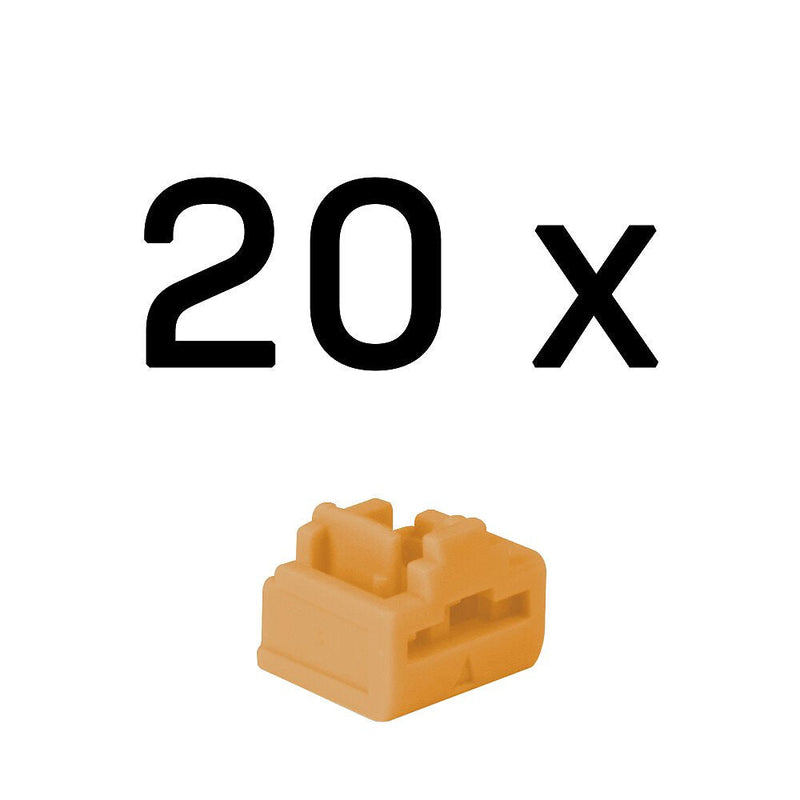 Lindy Lock Port RJ45 ( Without Key Orange 20 Pieces Code Orange 47898