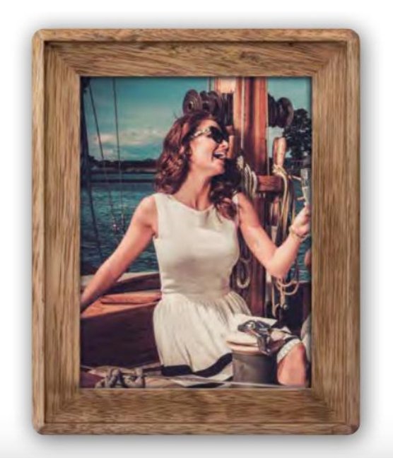 Zep Frame Wood Retrato Trevor 15X20 BM5968
