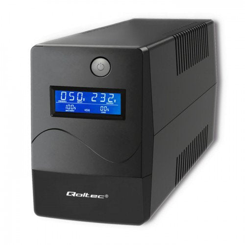 Qoltec UPS 53977 UPS Monolith 450VA 240W LCD USB RJ45