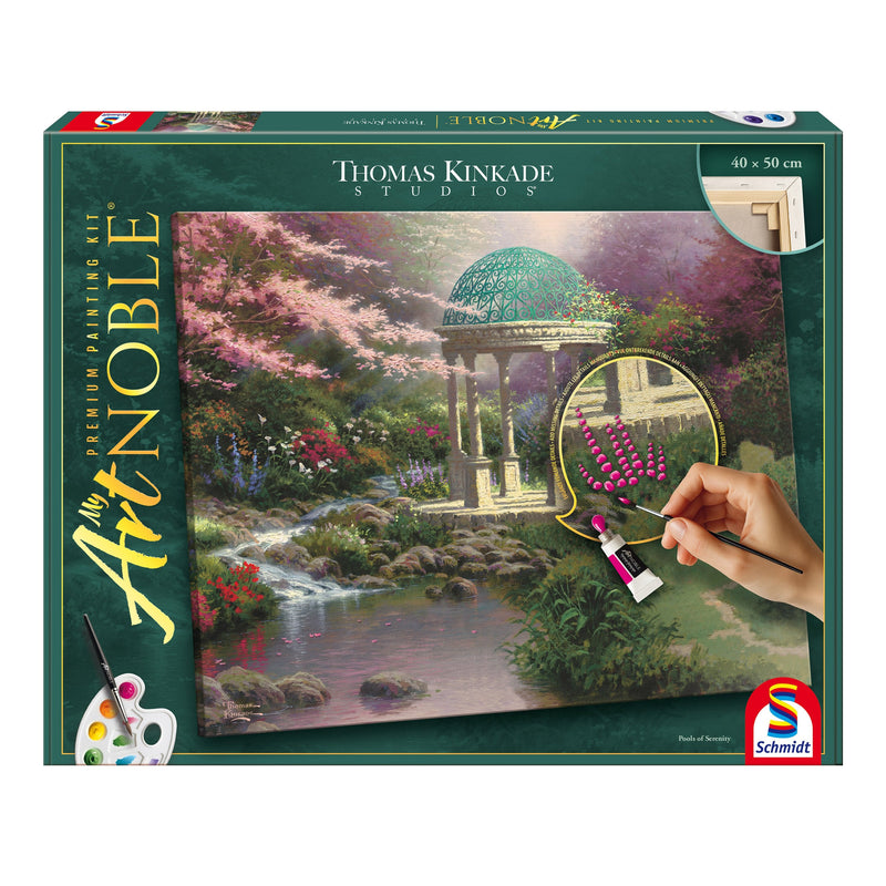 Schmidt Spiele My Artnoble Thomas Kinkade - Piscinas Serenidad, Pintura 46169