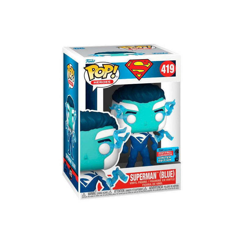 Figura Pop DC Comics Superman Azul Exclusive