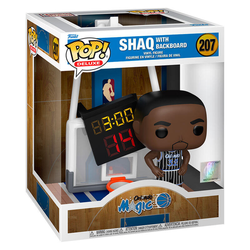 Figura Pop Deluxe Orlando Magic Shaq Con Backboard
