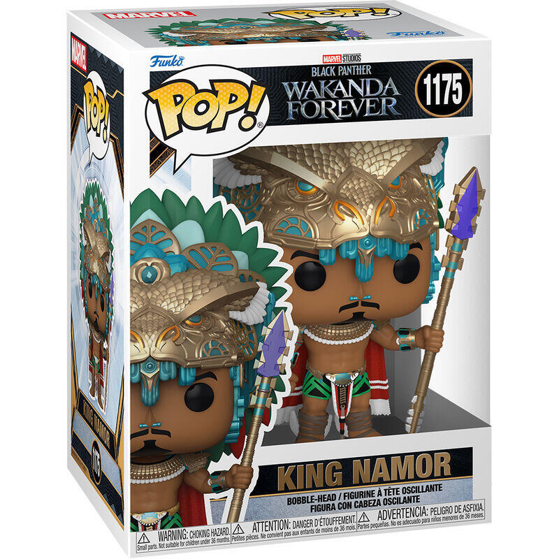 Figura Pop Marvel Negro Panther Wakanda Forever King Namor