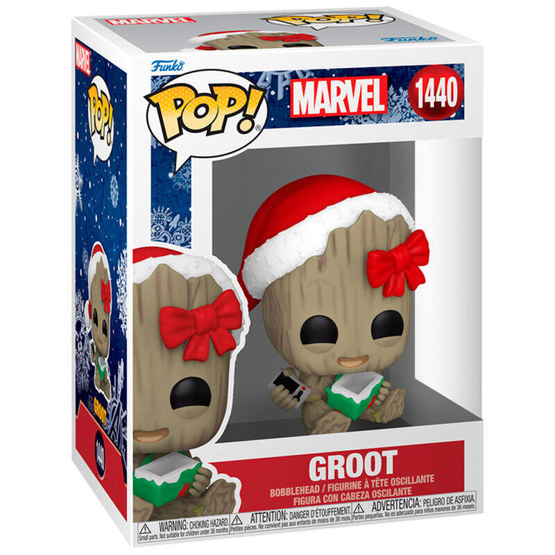 Figura Pop! Marvel Groot Con Present
