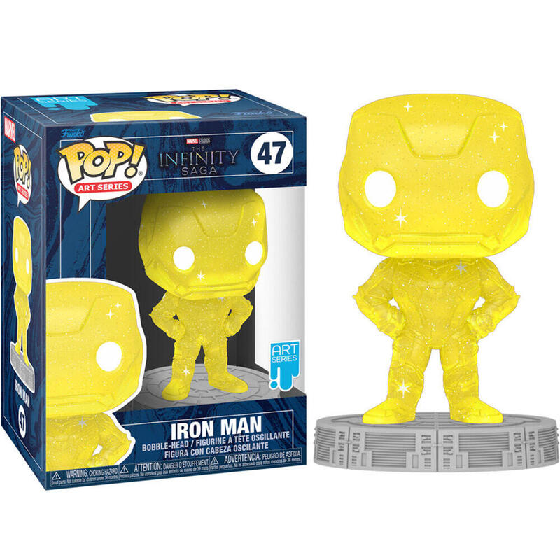 Figura Pop Marvel Infinity Saga Iron Man Amarillo