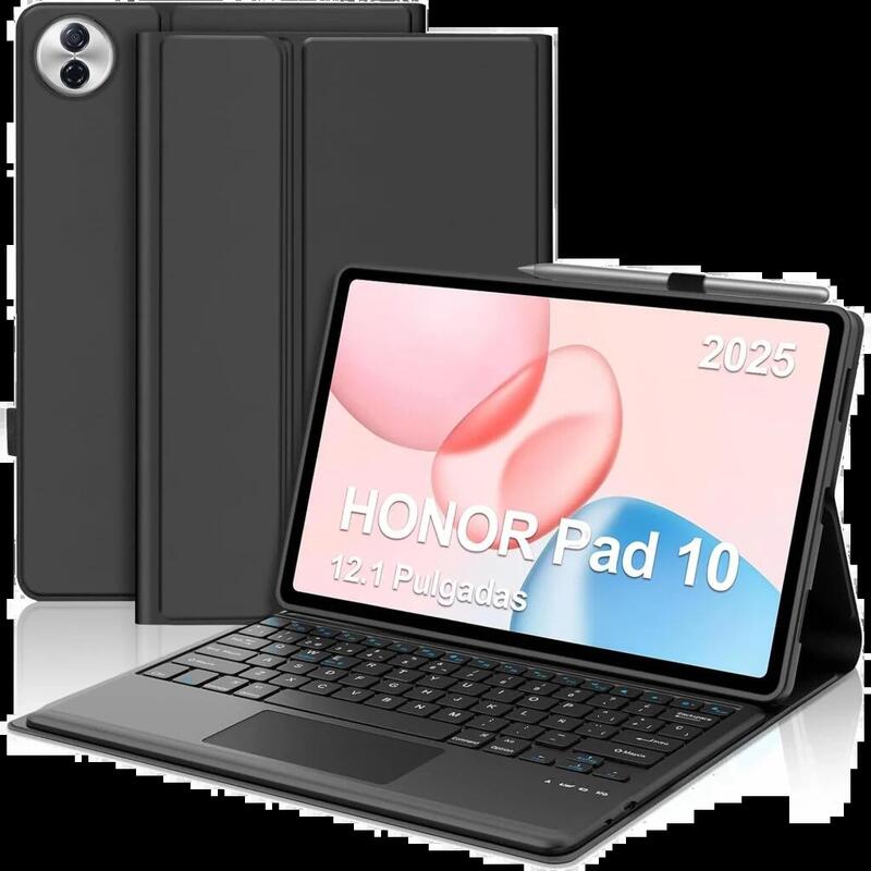 Case With Keyboard Spanish Honor Pad 10 12.1