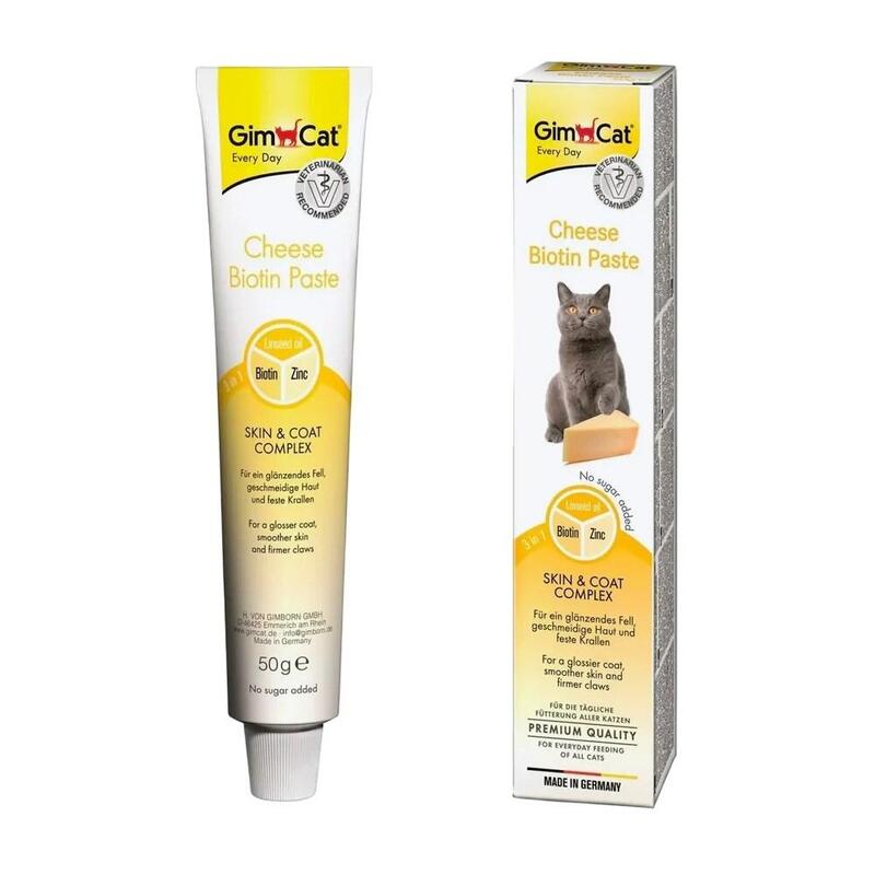 Gimcat Cheese Biotin Paste - Rubber Gatos - 50G
